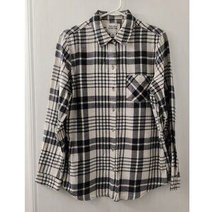 NEW - Field & Stream Women's Cabincore Plaid Flannel Shirt - Size Large